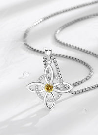 Witches Knot Necklaces-925 Sterling Silver Nudo De Bruja Plata 925 Original Witchy Jewelry Women Amuletos De Proteccion De Brujeria Necklace Gifts for Wiccan Witch Jewelry